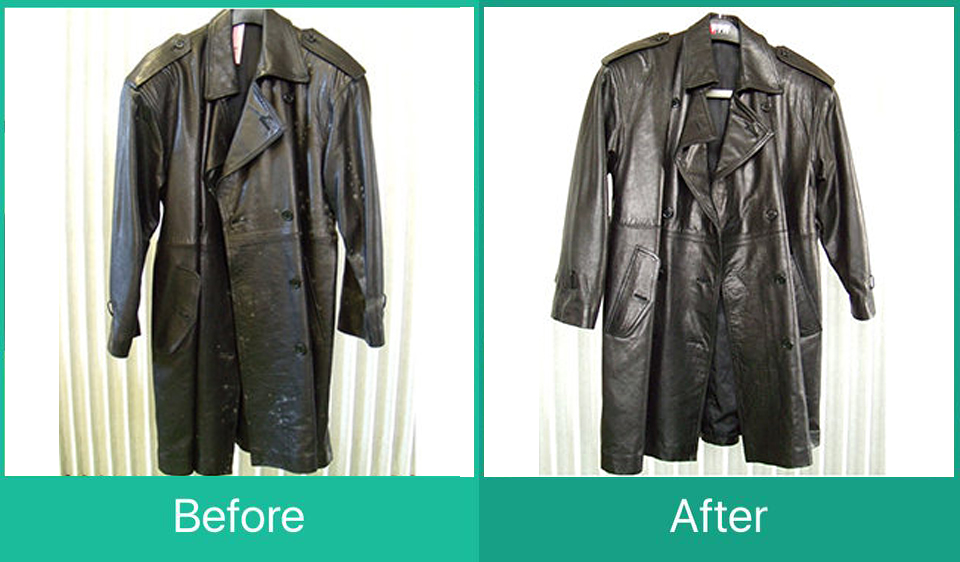 クリーニングみつみ革コート